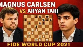 MAGNUS CARLSEN VS ARYAN TARI FIDE 2021 - Turnamen Catur Dunia 2021