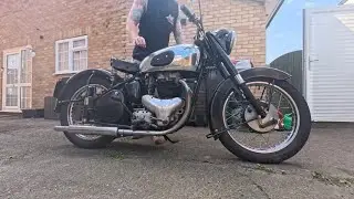 Wet Sump Oil Change On My BSA A10 Plunger 1953 Gold Flash
