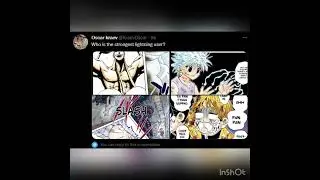 Who is the strongest anime lightning user? -