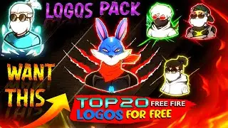 TOP 20 LOGOS PACK WITHOUT TEXT FOR FREE || FREE FIRE MASCOT LOGOS  || FREE LOGOS || USHODAY 888 ❤