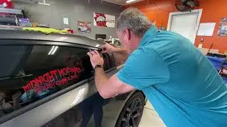 Installing side window louvers - 2021 Dodge Charger R/T