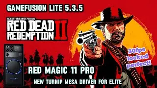 Red Dead redemption 2 - Red magic 11 pro - New Turnip Driver for Elite - Gamehub - Gamefusion 