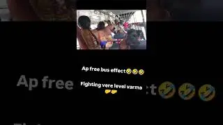 ap free bus effect🤣🤣|#subscribe #trendingshorts #ytshorts #youtubeshorts #@chotumotives