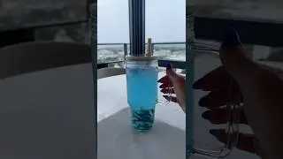 *ASMR* SUMMER SHARK DRINK RESTOCK! #asmr #restock #kitchen #tumbler #drinks #drinkideas #drinkrecipe