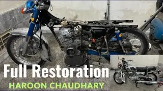 Restoring a 1980 Barn Find Honda CD200 Roadmaster | Vintage Motorcycle Revival By Haroon Chaudhary
