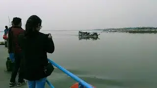 Daily#Boat journey on the river Brahmaputra.Assam. Majuli
