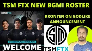 Tsm Bgmi Roster Announced || New Tsm Ftx Lineup || Tsm Bgmi Roster