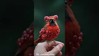 Berry Bird nibbles berries off itself, sneezes, then chirps happily.  #birds #birdsong #nature 🐦🕊️🕊️