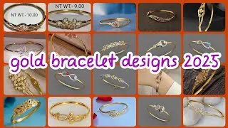 trandy gold bracelet designs 2025 || Tanishq Gold Bracelet || Gold Kada Designs
