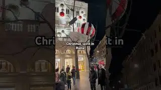 🇮🇹 Christmas in Rome 2024, the spirit begins to rise #travel #christmas #rome #2024 #europe #italy