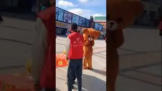 Brown bear funny moments#mr king shu