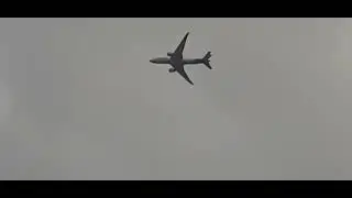 FedEx Boeing 777-FS2 flying very low