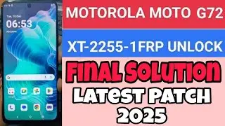 Moto G72 (XT 2255-1) Frp Remove Final Solution By Flashing Method Latest 2025 ll Google Account Lock