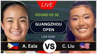 Alexandra Eala vs Claire Liu | Guangzhou Open 2025 Women&rsquo;s Singles | LIVE SCORE UPDATE