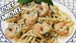 Fettuccine aux crevettes