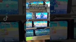 AXIE infinity banned 84 bots farm of Chinese national 😂 #axieinfinity #axies