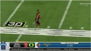 Dillon Mitchell runs fast 40-yard dash at NFL Combine