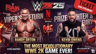 WWE 2K25 Netflix Mobile Edition Randy Orton Vs Kevin Owens One On One match Android mobile gameplay