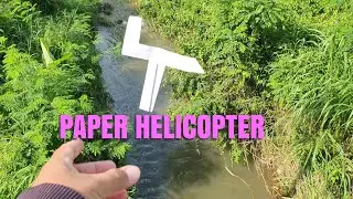 How to Make Easy Paper Helicopter Flying