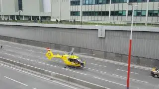 Christophorus 9 Einsatz auf der Südosttangente in Wien 10