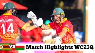 Zimbabwe Vs Oman | ICC World Cup Qualifier 2023 Full Highlights| Zim Vs Oman Full Highlights WC23