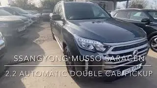 2021 71 SsangYong Musso Saracen 2.2 Automatic Double Cab in Marble Grey ONLY 900 miles