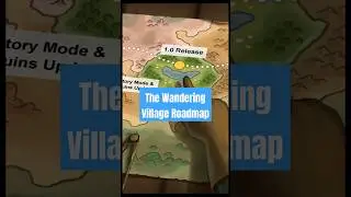 The Wandering Village Future Roadmap 🦕🗺️ #indiegames #citybuilder