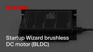 ESCON Studio: Startup Wizard brushless DC motor (BLDC)