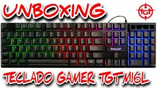 UNBOXING TECLADO GAMER TGT M16L RAINBOW #unboxing #montandomeuprimeiropcgamer #tecladogamer #pichau