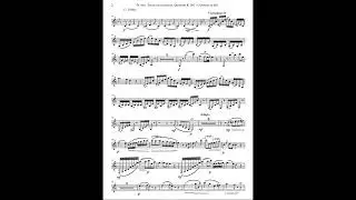 W. A. Mozart: IV. Mov. Tema con variazioni K. 581 in La M. Arr. per Quintetto di Clar. in Sib.