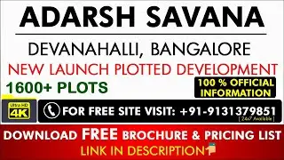 Adarsh Savana Devanahalli | Adarsh Savana Bangalore | Adarsh Savana Plots | Adarsh Plots Bangalore