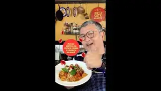 MOLHO DE TOMATE CEREJA PELATO COM LINGUI&Ccedil;A DE PERNIL FRESCA E MANJERIC&Atilde;O PARA GNOCCHI