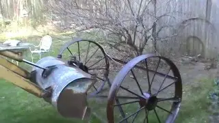 lets build a wagon wheel bench pt 2 of 2