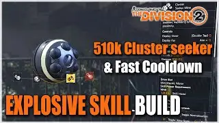 CRAZY SKILL BUILD | 510k CLUSTER SEEKER & 1 MILL EXPLOSIVE SEEKER | The Division 2
