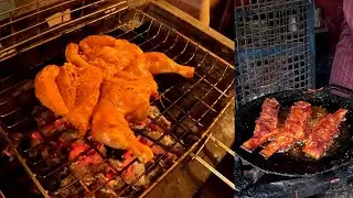 INDIAN Scooter BBQ Chicken, BBQ Chicken shawarma and Parrot Fish Fry | GoPro Hero 11 Black | 4K
