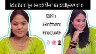 Step-by-step Makeup Tutorial For newlywed || makeup look under budget || for beginners #makeup #yt ￼