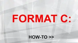 How to Format C Drive in Windows 10 and Reinstall Windows 10