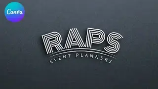 Simple QUICK Curve 3D Logo - Canva & Photopea Tutorial
