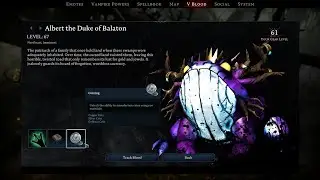 V Rising 1.1 | Brutal Albert the Duke of Balaton, Unholy Approach