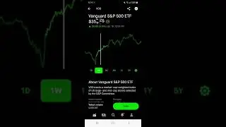 Vanguard S&P 500 ETF Robinhood Stock Market Investing