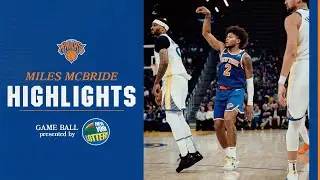 Miles McBride scores CAREER-HIGH 29 Points at Warriors | March 18th, 2024