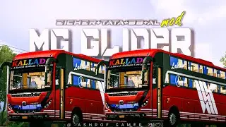 Real MG GLIDER BS6 13.5M SLEEPER BUS MOD For Bussid 💥New Bus Mod For Bussid #bussidmod 