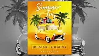 How to Create Party Flyer Design in Photoshop CC