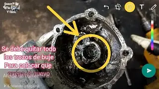 COMO REPARAR LOS BUJES DE LAS AMOLADORAS O ESMERILADORAS