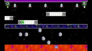Alien Escape - 8086 assembly game demo
