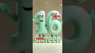 Learn Numbers 1 to 20 | Counting to 20 | Count Numbers 1 2 3 4 5 6 7 8 9 10 #shorts