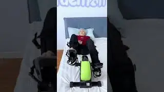 E Cycling Active  Passive Foot Legs Lying Down Exercise Stroke Rehebilitating Paraylized Patients