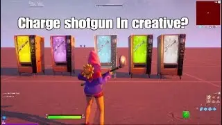 How to get the charge shotgun in creative (Fortnite Season 4)
