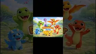 Color Dinosaur Song 🦖🎨 | Learn Colors Fast! #toddlerlearning #preschoollearning #earlylearning