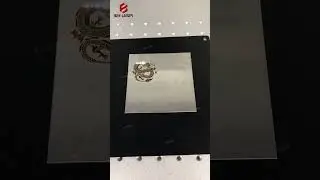 BEC Laser 5W UV laser marking machine for metal stainless steel and black color effect #UVlaser